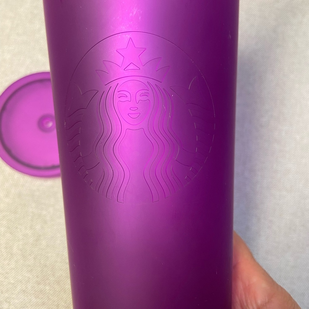 Starbucks 2022 Purple Soft Touch Cold Cup 
Tumbler